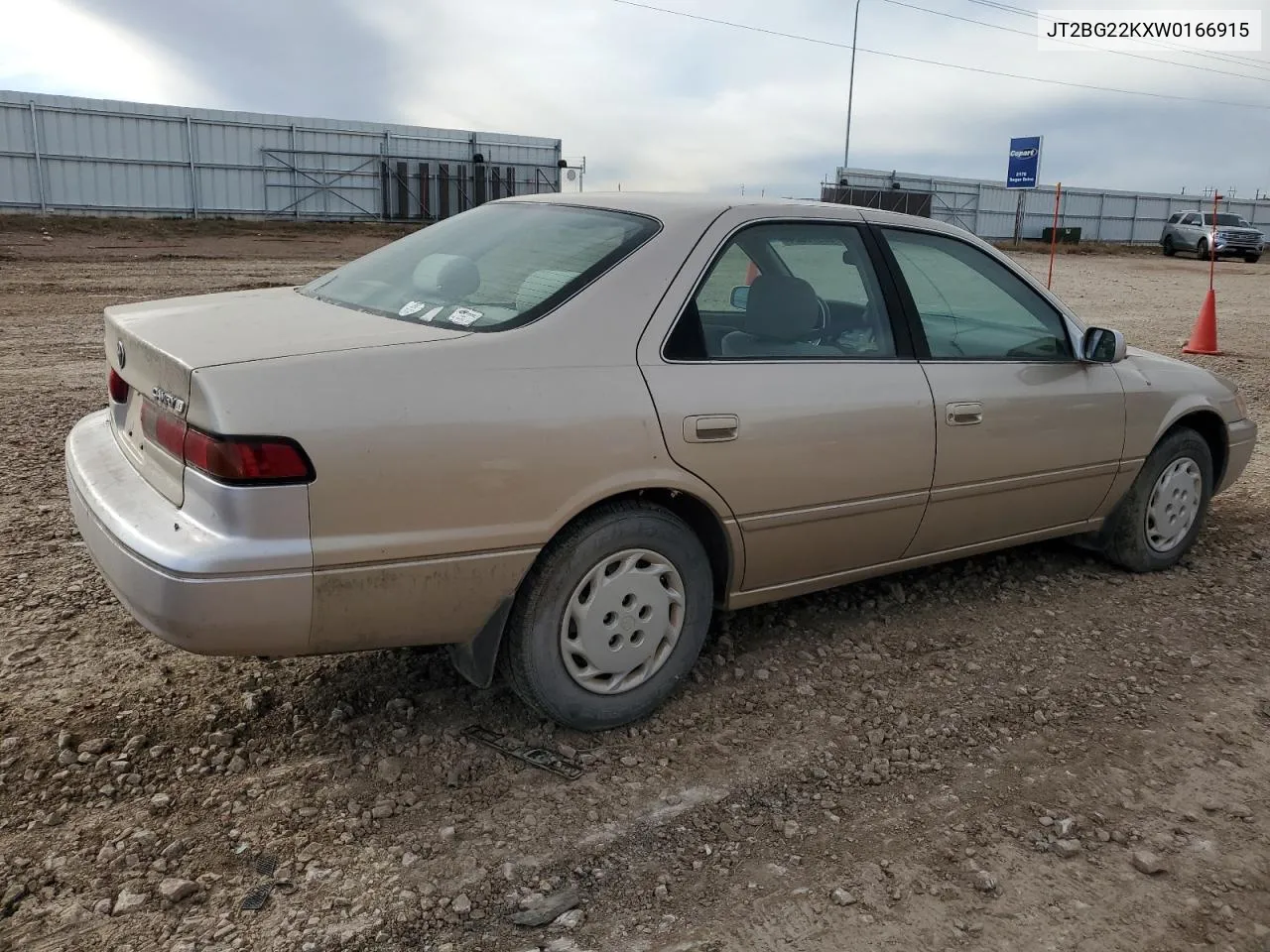 1998 Toyota Camry Ce VIN: JT2BG22KXW0166915 Lot: 80578924