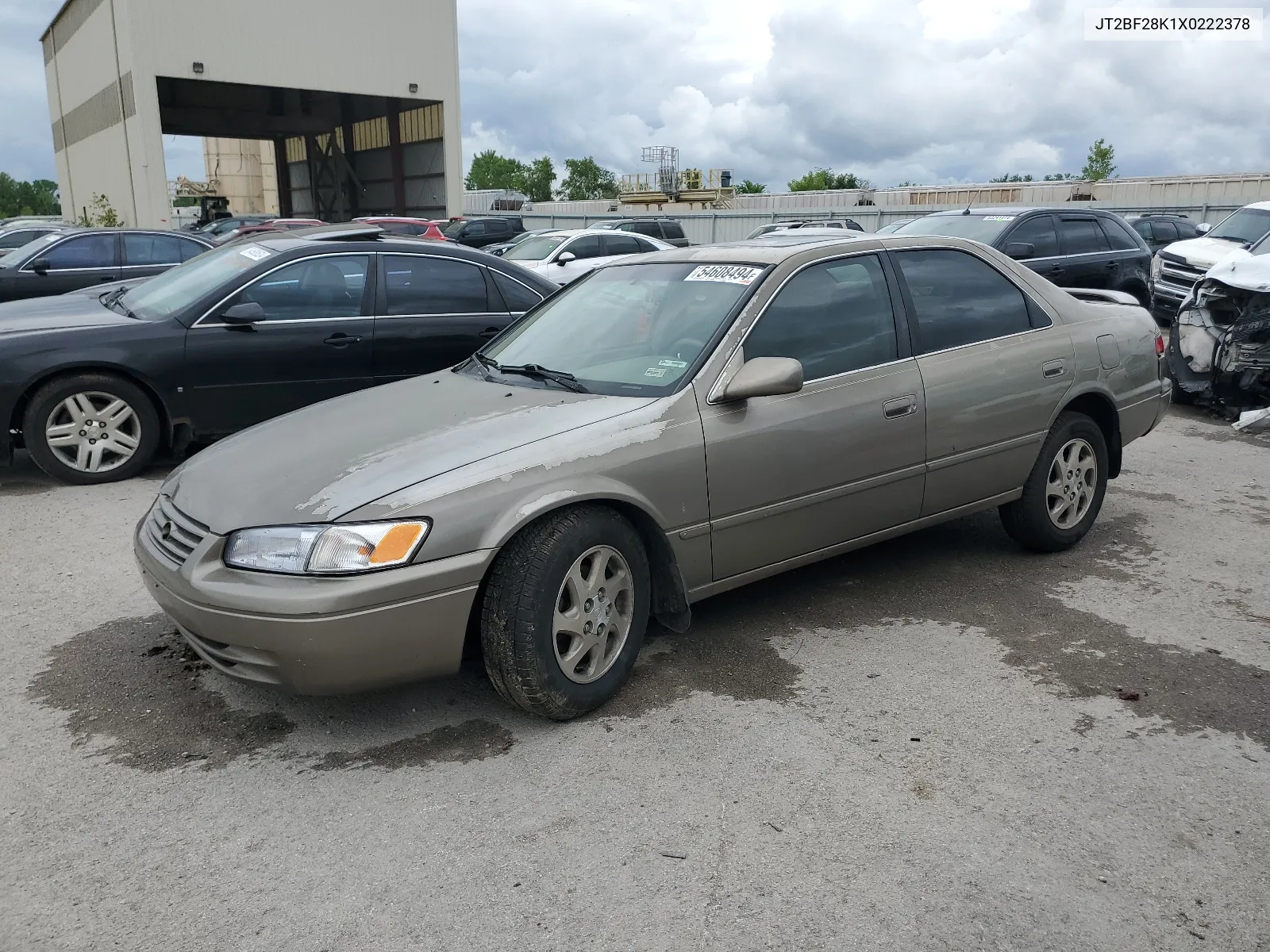 1999 Toyota Camry Le VIN: JT2BF28K1X0222378 Lot: 54608494