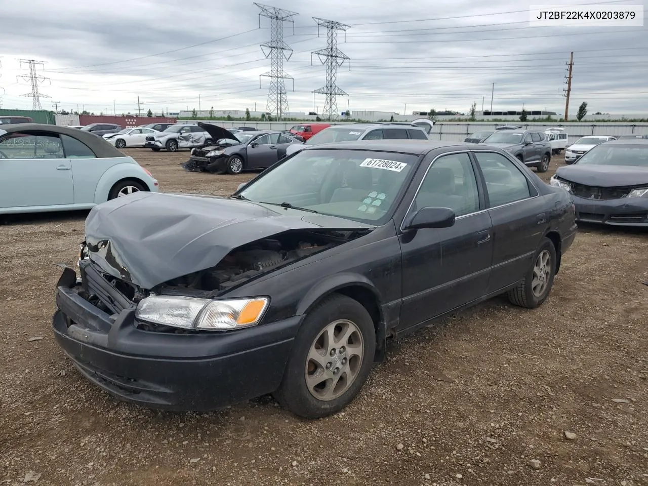 1999 Toyota Camry Le VIN: JT2BF22K4X0203879 Lot: 61728024