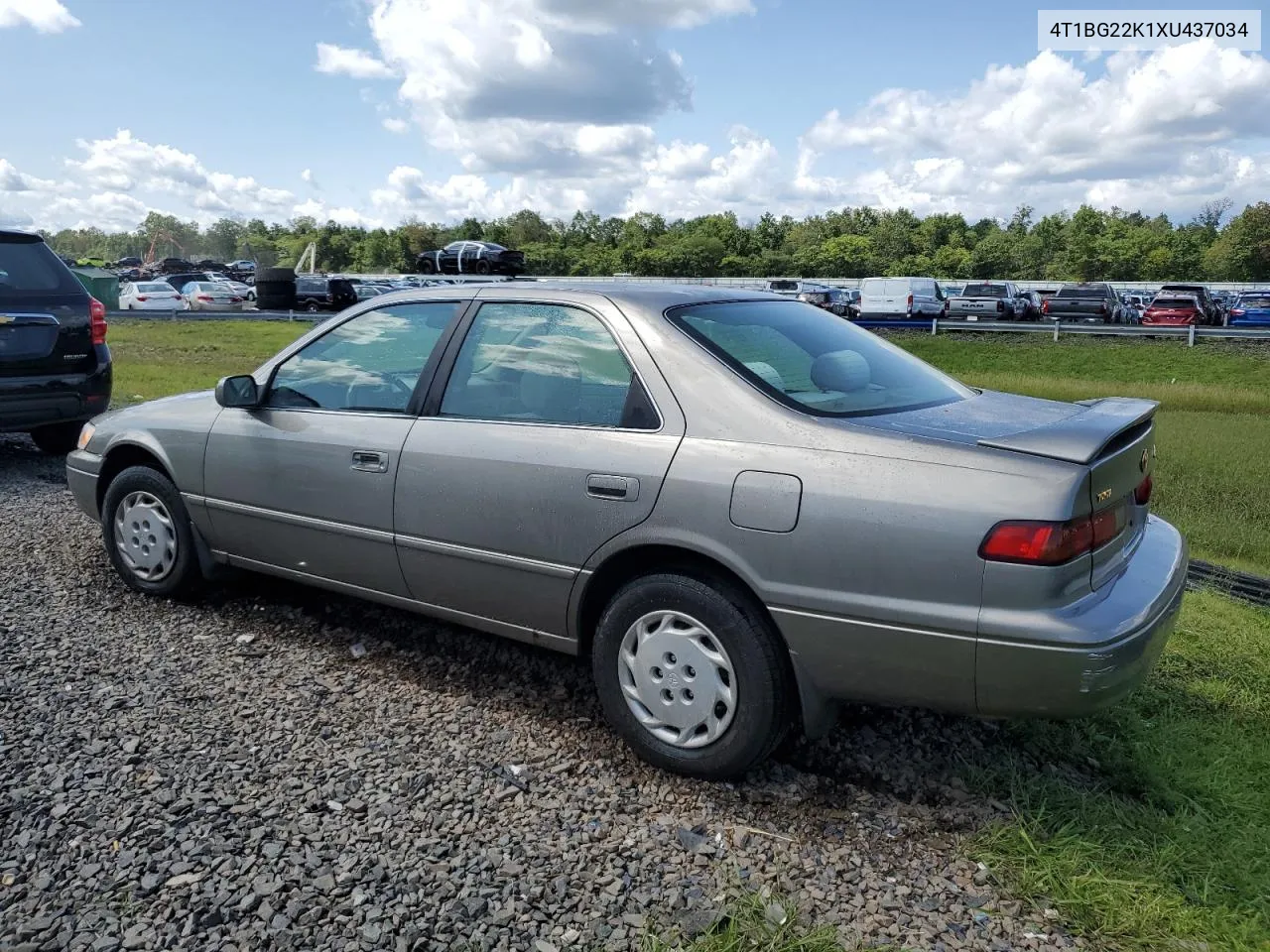 1999 Toyota Camry Ce VIN: 4T1BG22K1XU437034 Lot: 68489114