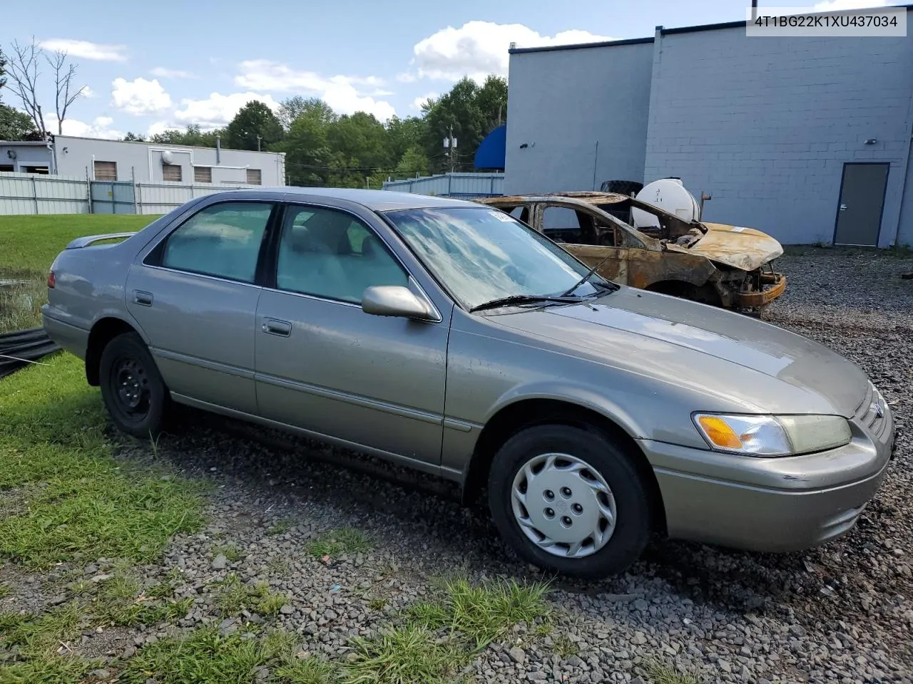 1999 Toyota Camry Ce VIN: 4T1BG22K1XU437034 Lot: 68489114