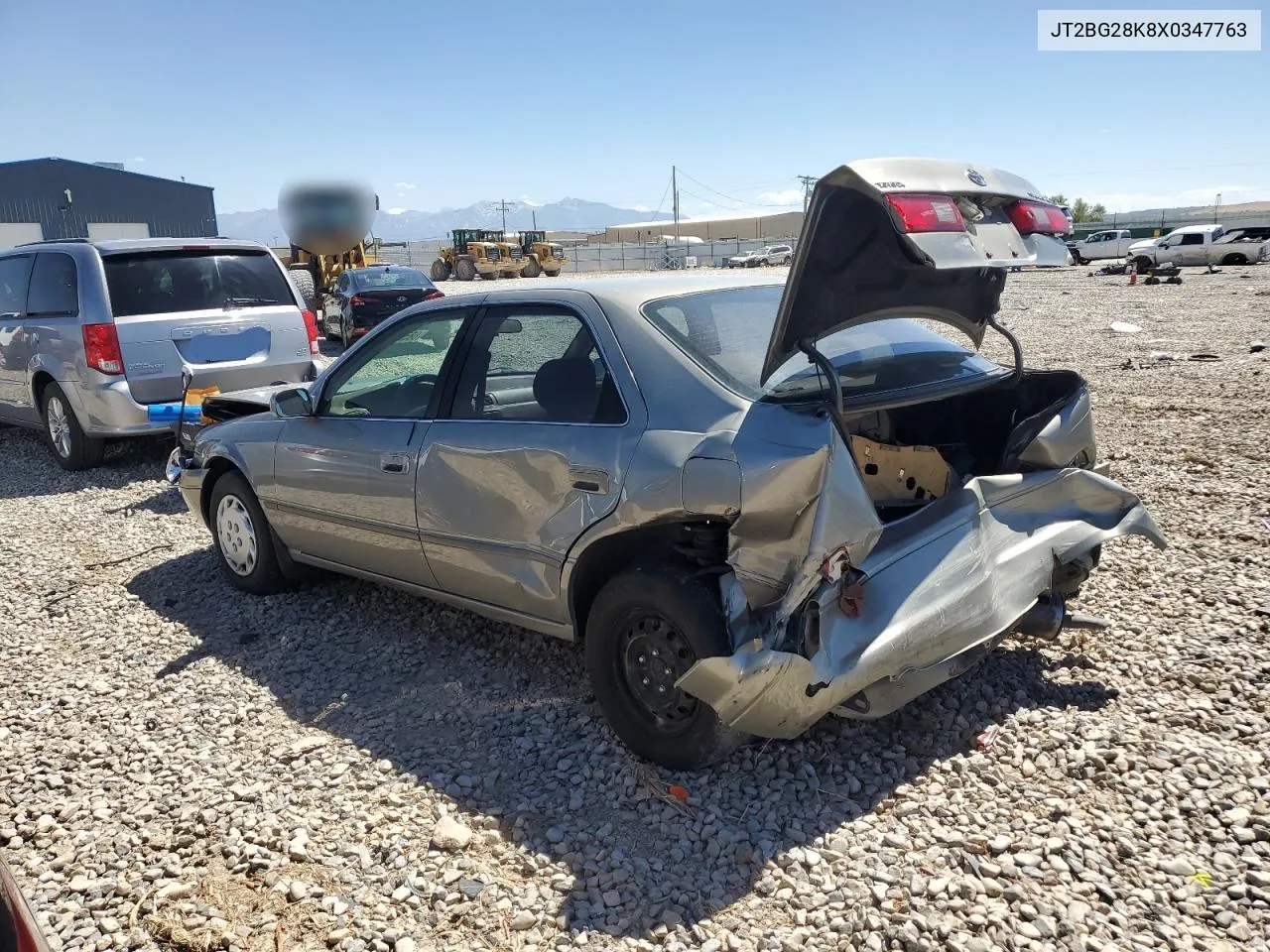 1999 Toyota Camry Le VIN: JT2BG28K8X0347763 Lot: 68527564