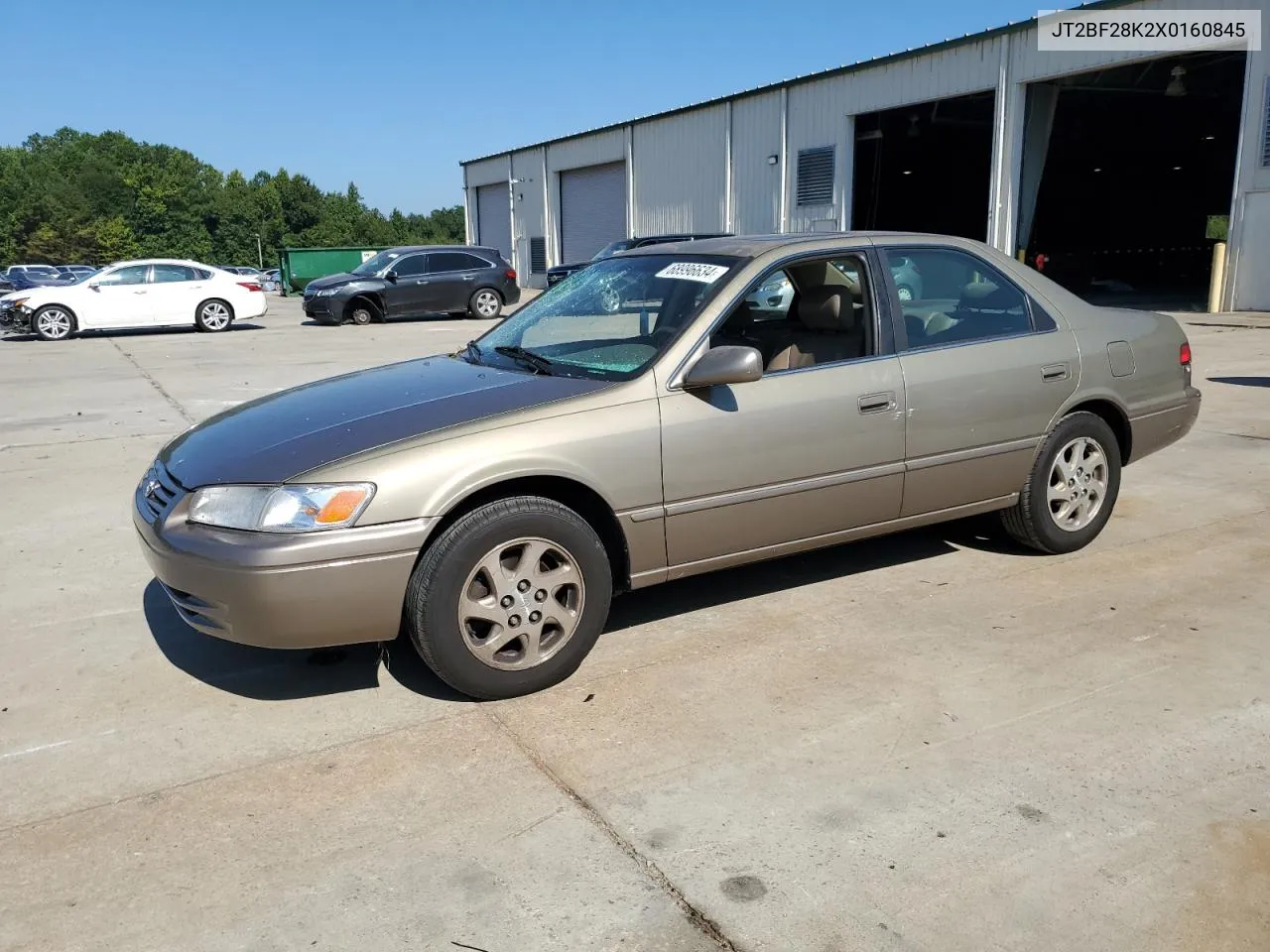 1999 Toyota Camry Le VIN: JT2BF28K2X0160845 Lot: 68996634