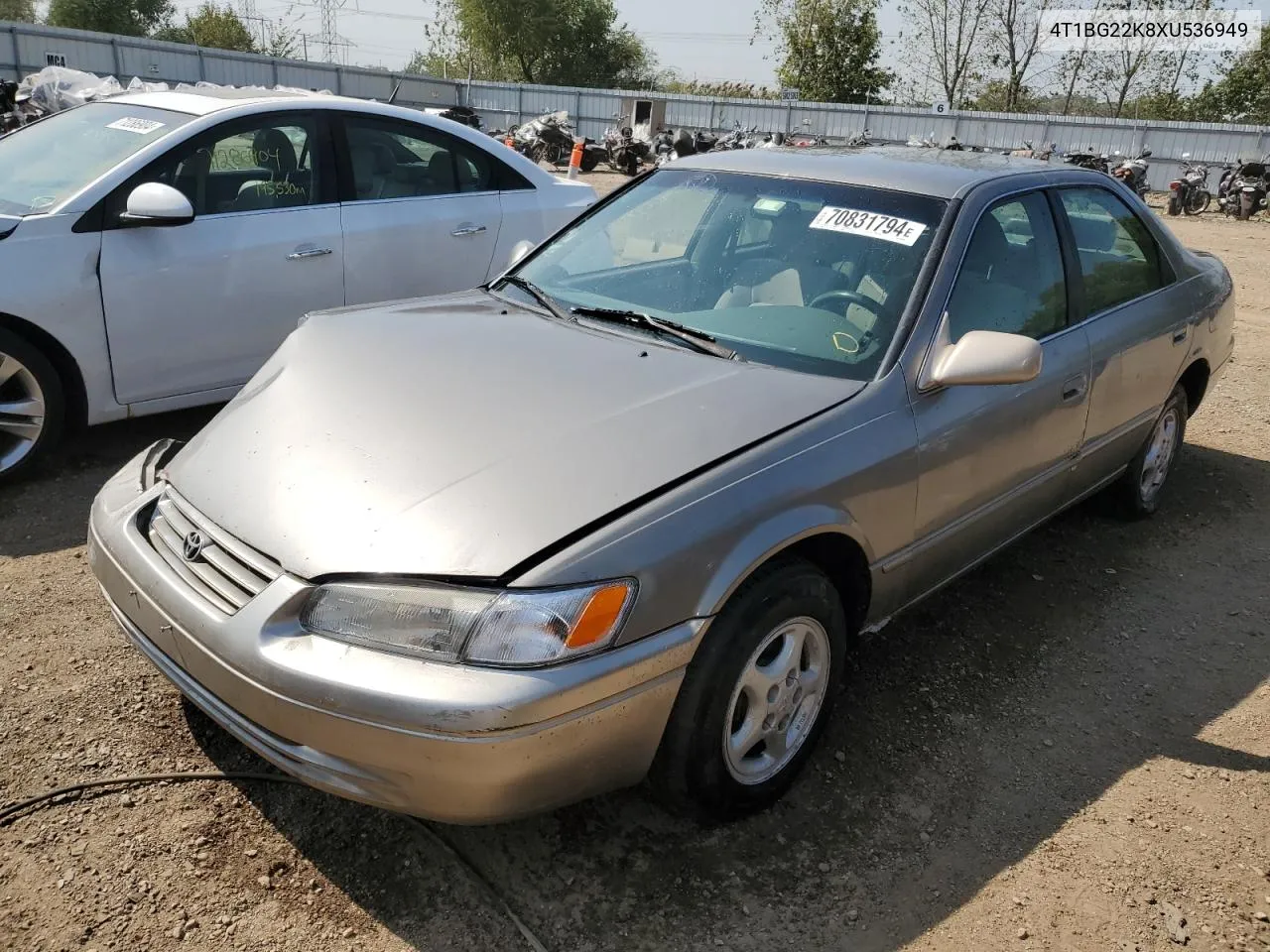 1999 Toyota Camry Ce VIN: 4T1BG22K8XU536949 Lot: 70831794