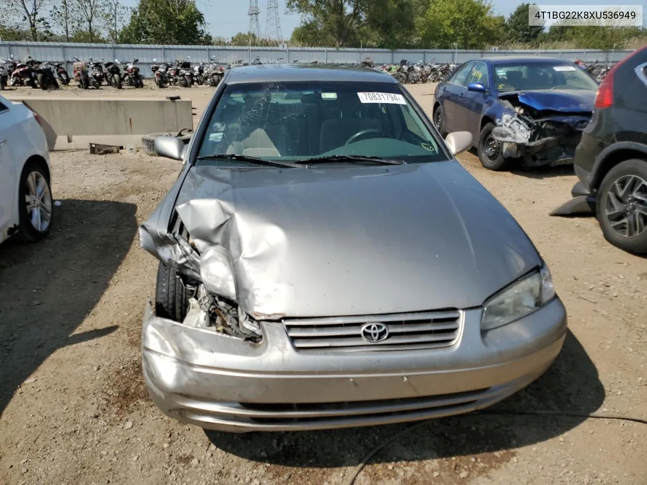 1999 Toyota Camry Ce VIN: 4T1BG22K8XU536949 Lot: 70831794