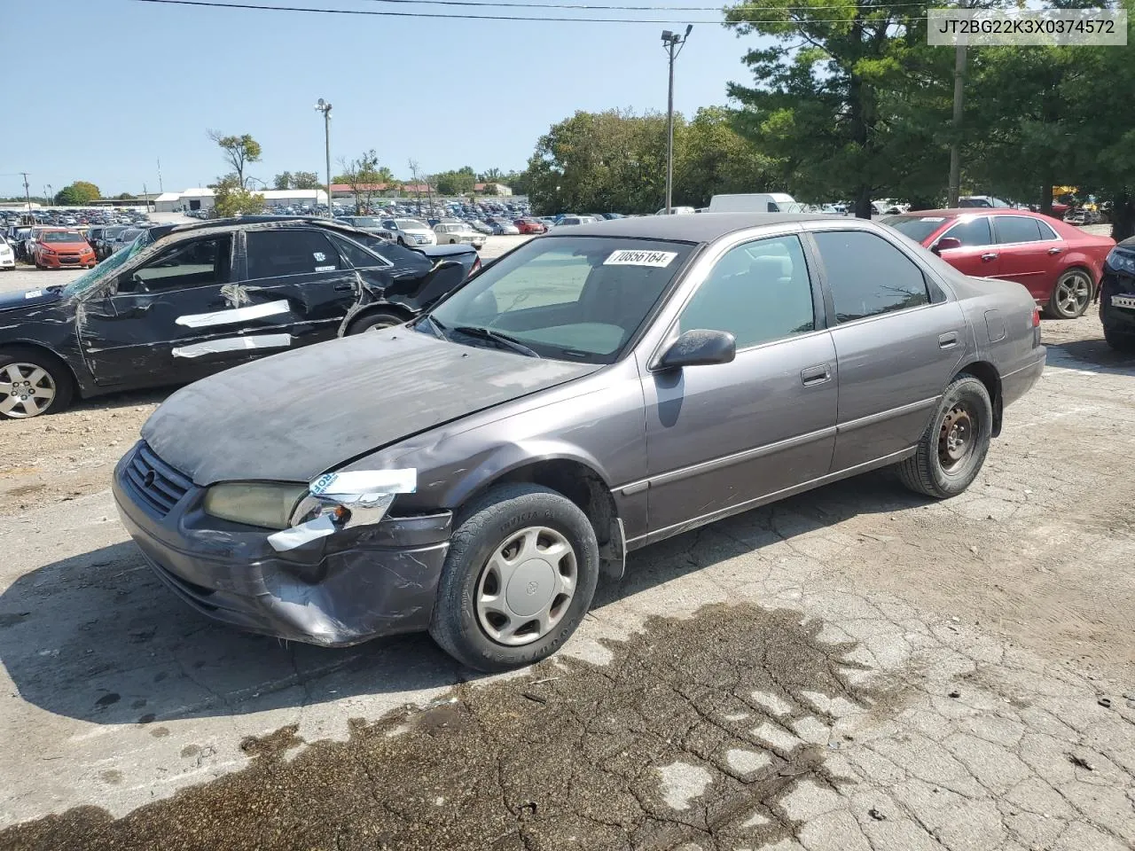 1999 Toyota Camry Le VIN: JT2BG22K3X0374572 Lot: 70856164