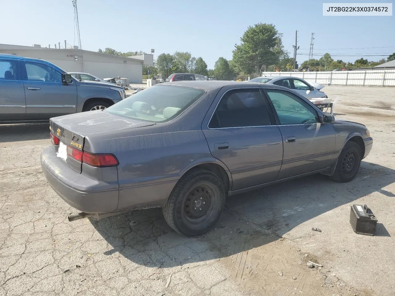 1999 Toyota Camry Le VIN: JT2BG22K3X0374572 Lot: 70856164