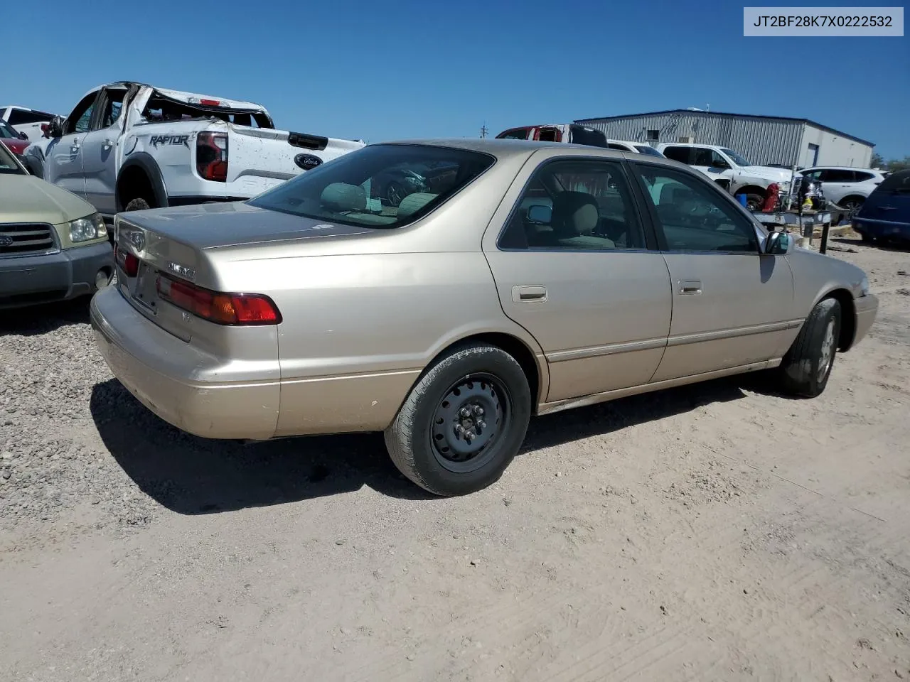 1999 Toyota Camry Le VIN: JT2BF28K7X0222532 Lot: 72479824