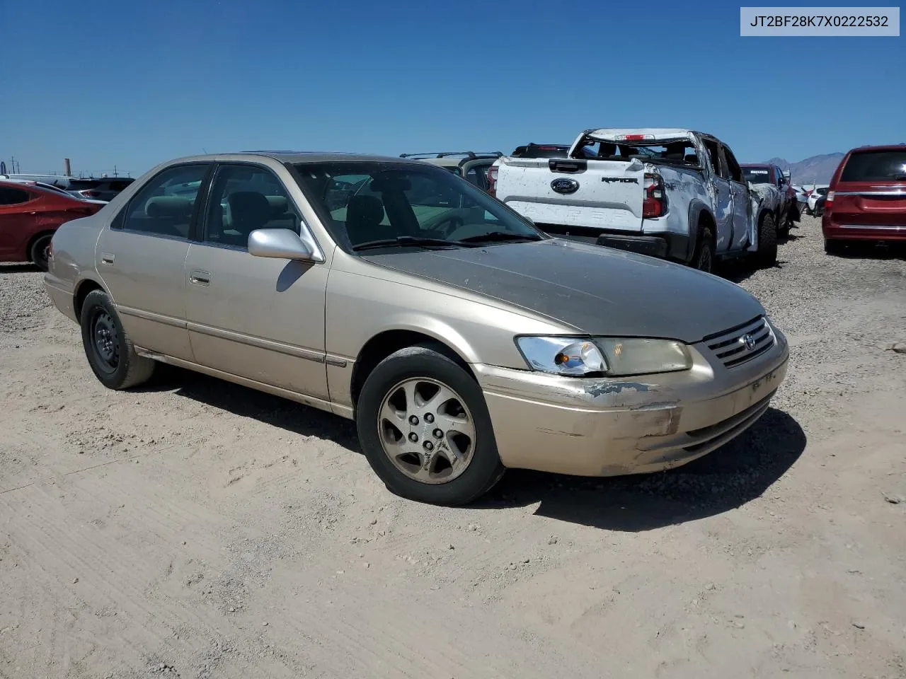 1999 Toyota Camry Le VIN: JT2BF28K7X0222532 Lot: 72479824