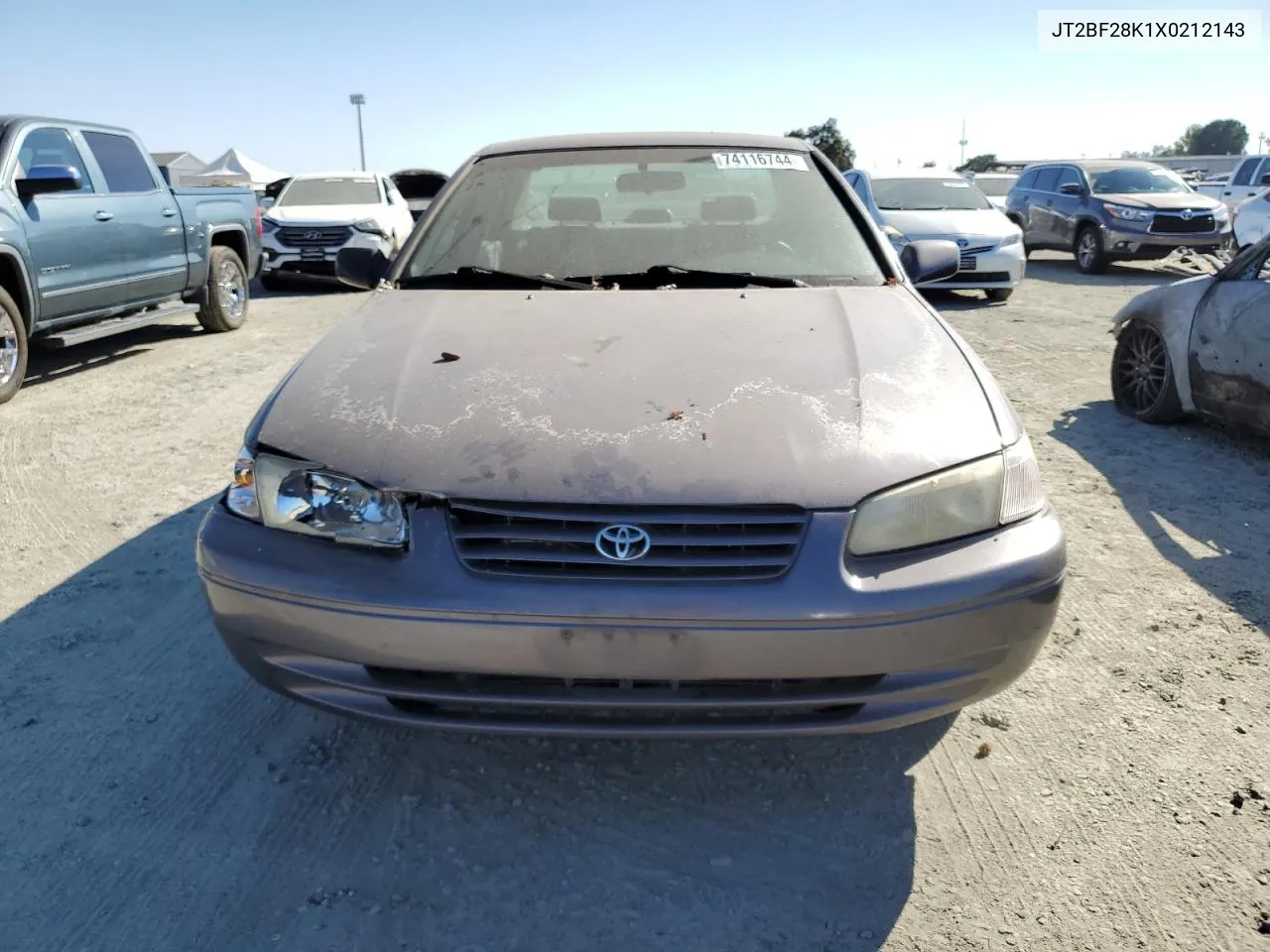 1999 Toyota Camry Le VIN: JT2BF28K1X0212143 Lot: 74116744