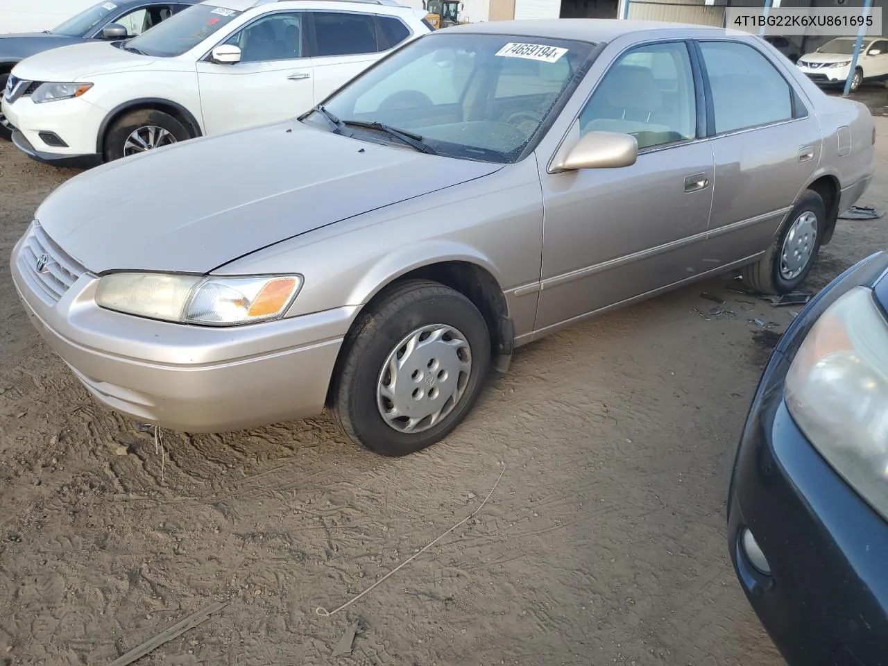 1999 Toyota Camry Ce VIN: 4T1BG22K6XU861695 Lot: 74659194