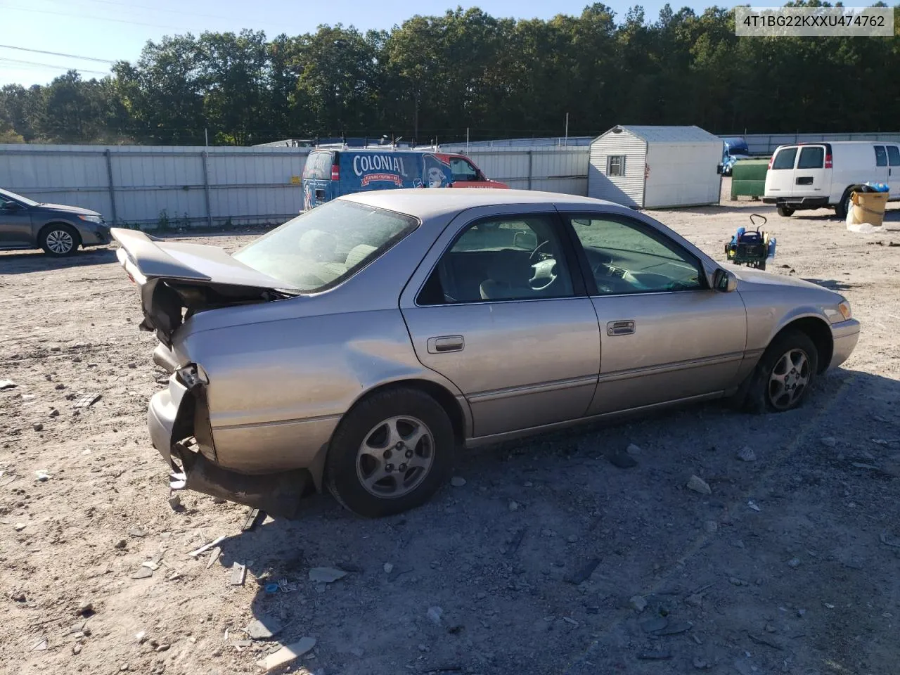 1999 Toyota Camry Ce VIN: 4T1BG22KXXU474762 Lot: 74940384