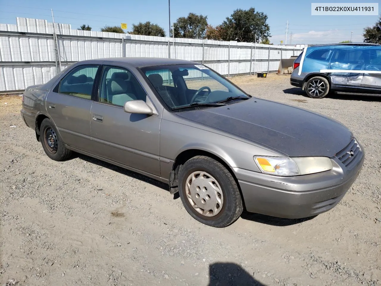 1999 Toyota Camry Ce VIN: 4T1BG22K0XU411931 Lot: 74944034