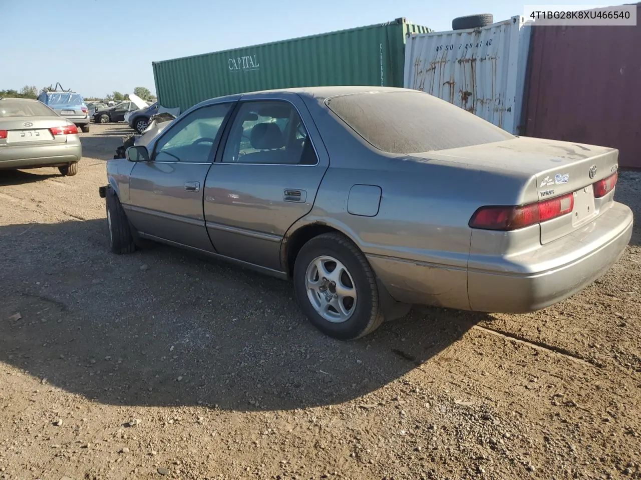 1999 Toyota Camry Ce VIN: 4T1BG28K8XU466540 Lot: 74952424