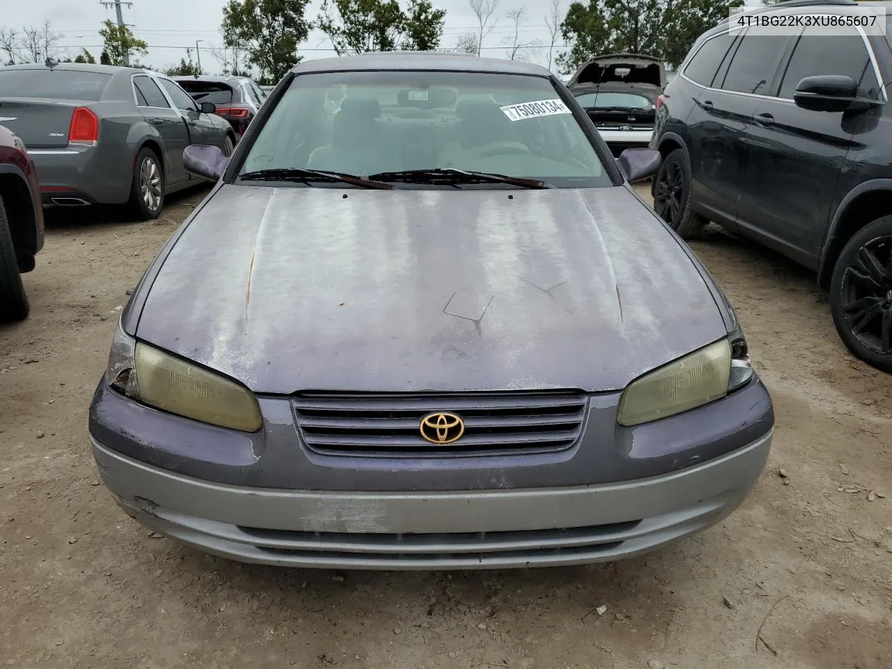 1999 Toyota Camry Ce VIN: 4T1BG22K3XU865607 Lot: 75080134