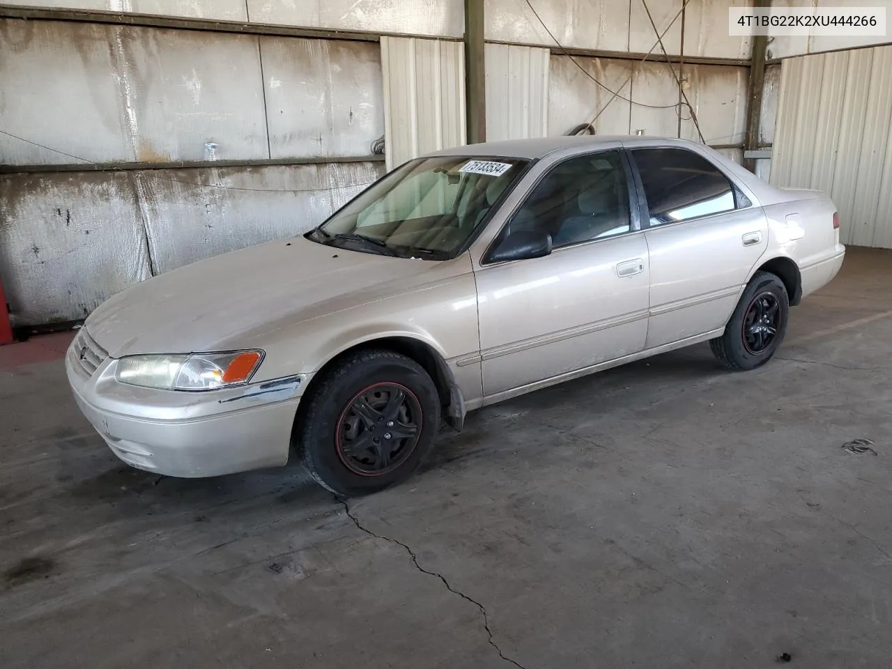 1999 Toyota Camry Ce VIN: 4T1BG22K2XU444266 Lot: 75133534