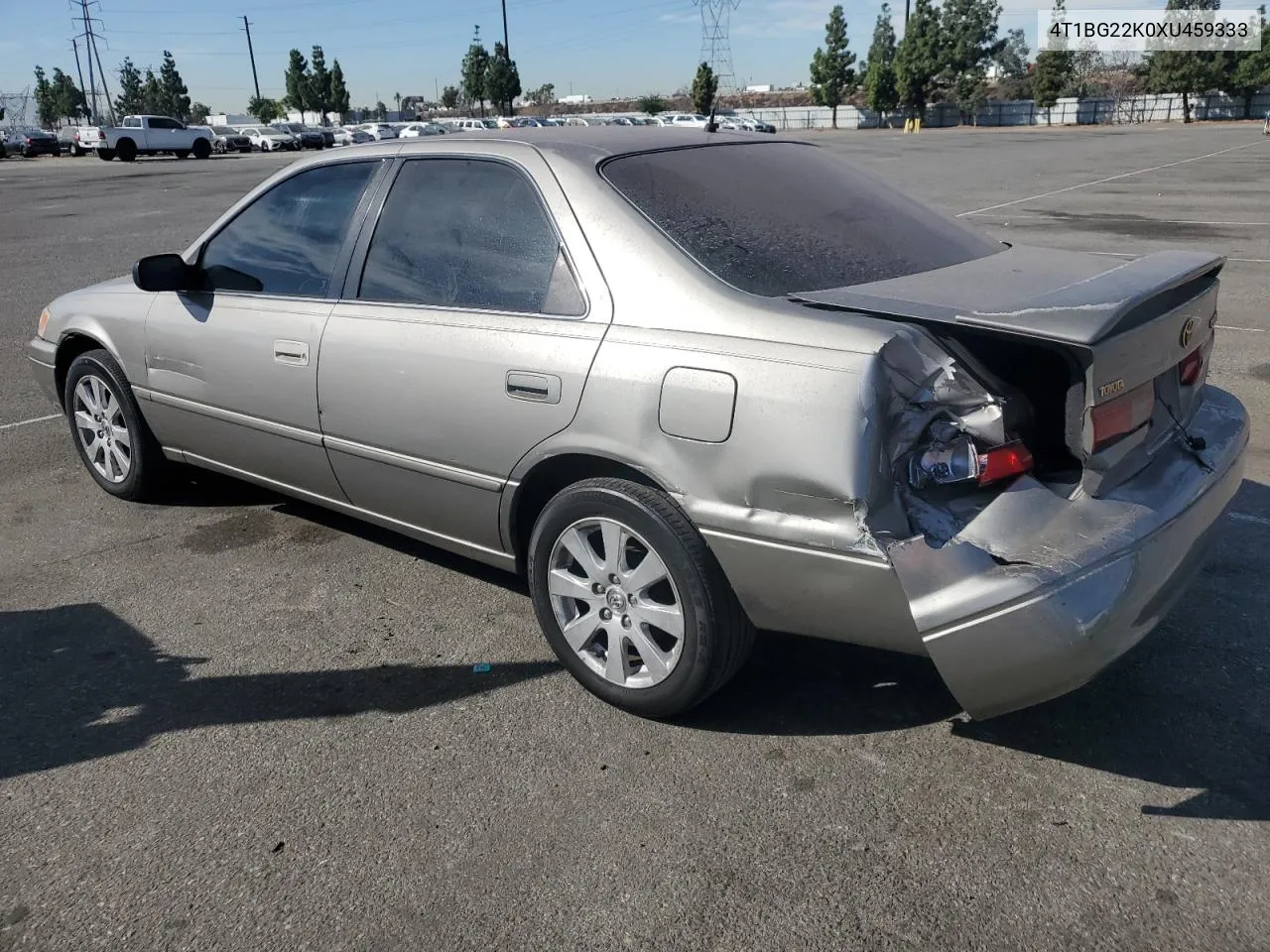 1999 Toyota Camry Ce VIN: 4T1BG22K0XU459333 Lot: 75551784