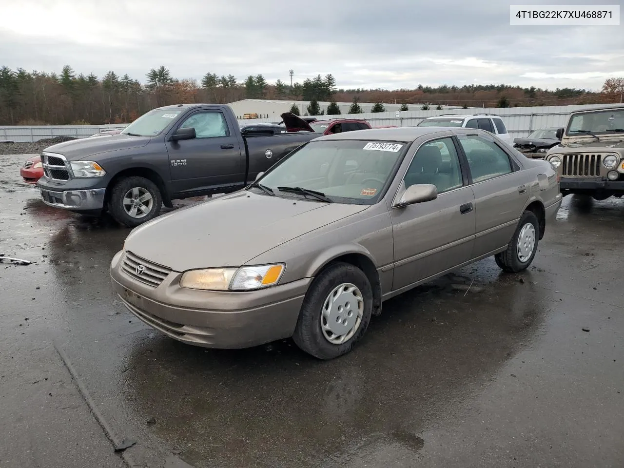 1999 Toyota Camry Ce VIN: 4T1BG22K7XU468871 Lot: 75793774