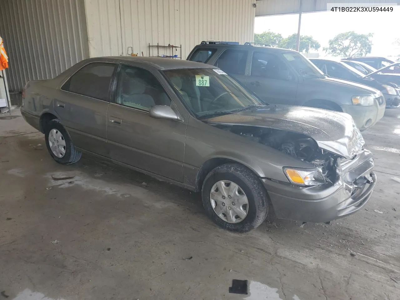 1999 Toyota Camry Ce VIN: 4T1BG22K3XU594449 Lot: 76082444