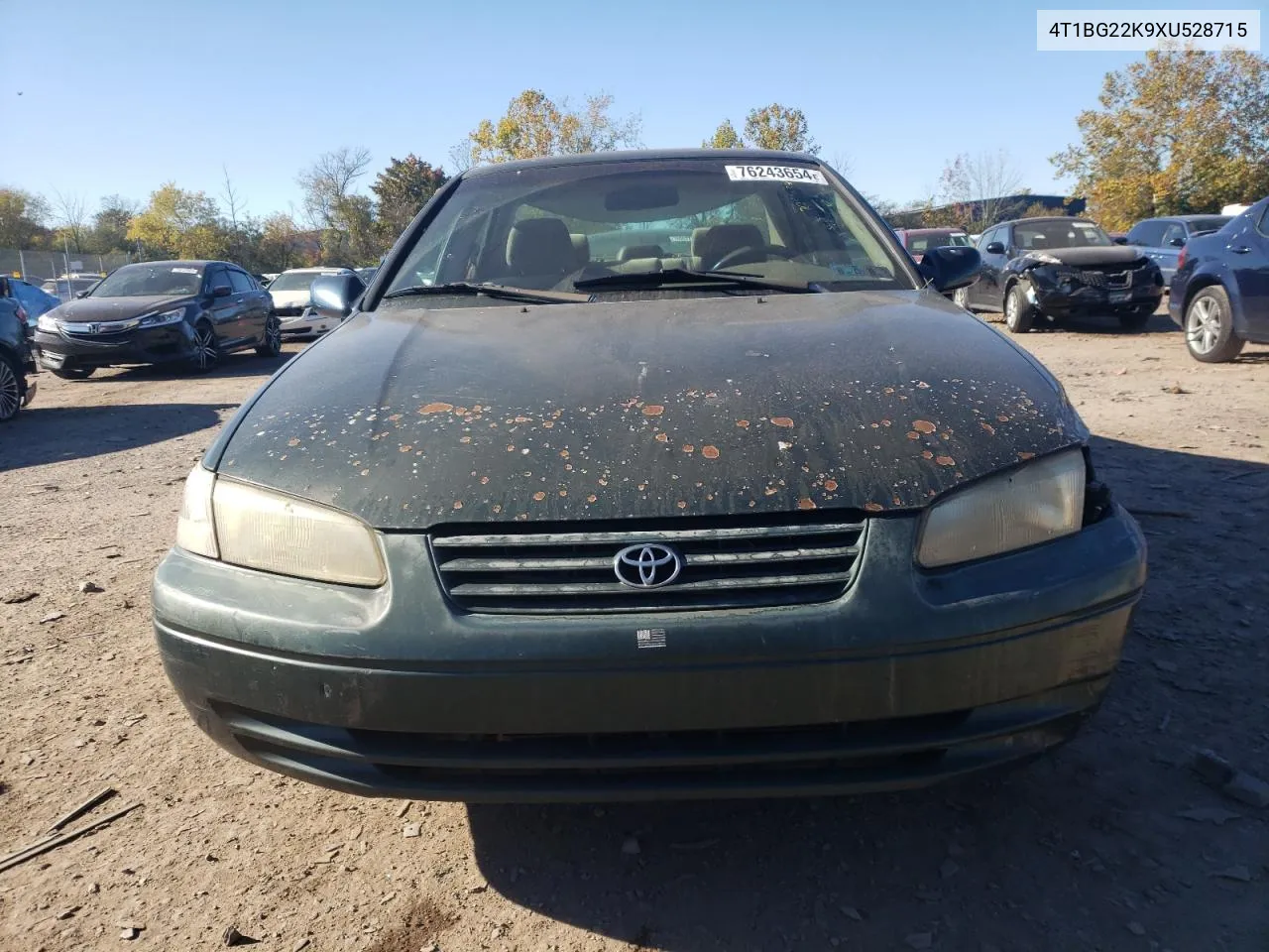 1999 Toyota Camry Ce VIN: 4T1BG22K9XU528715 Lot: 76243654