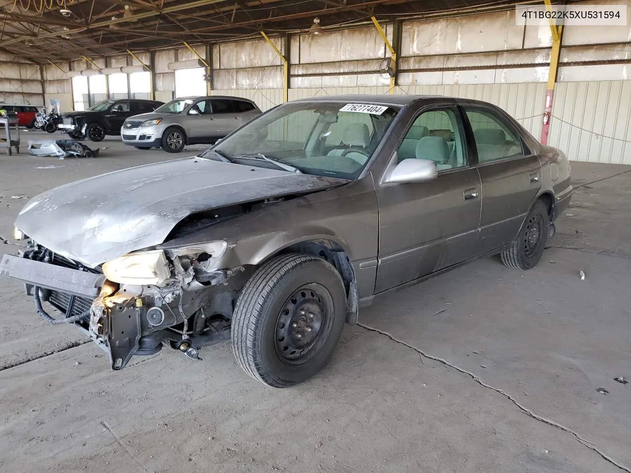 1999 Toyota Camry Ce VIN: 4T1BG22K5XU531594 Lot: 76277404