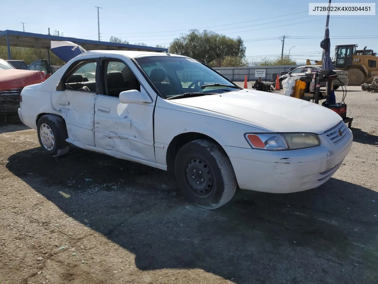 1999 Toyota Camry Le VIN: JT2BG22K4X0304451 Lot: 76327044