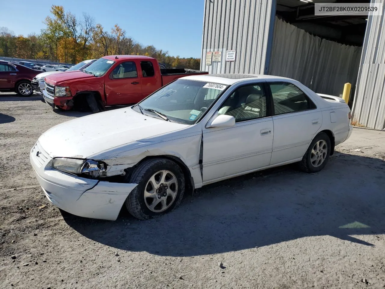 1999 Toyota Camry Le VIN: JT2BF28K0X0209539 Lot: 76607604