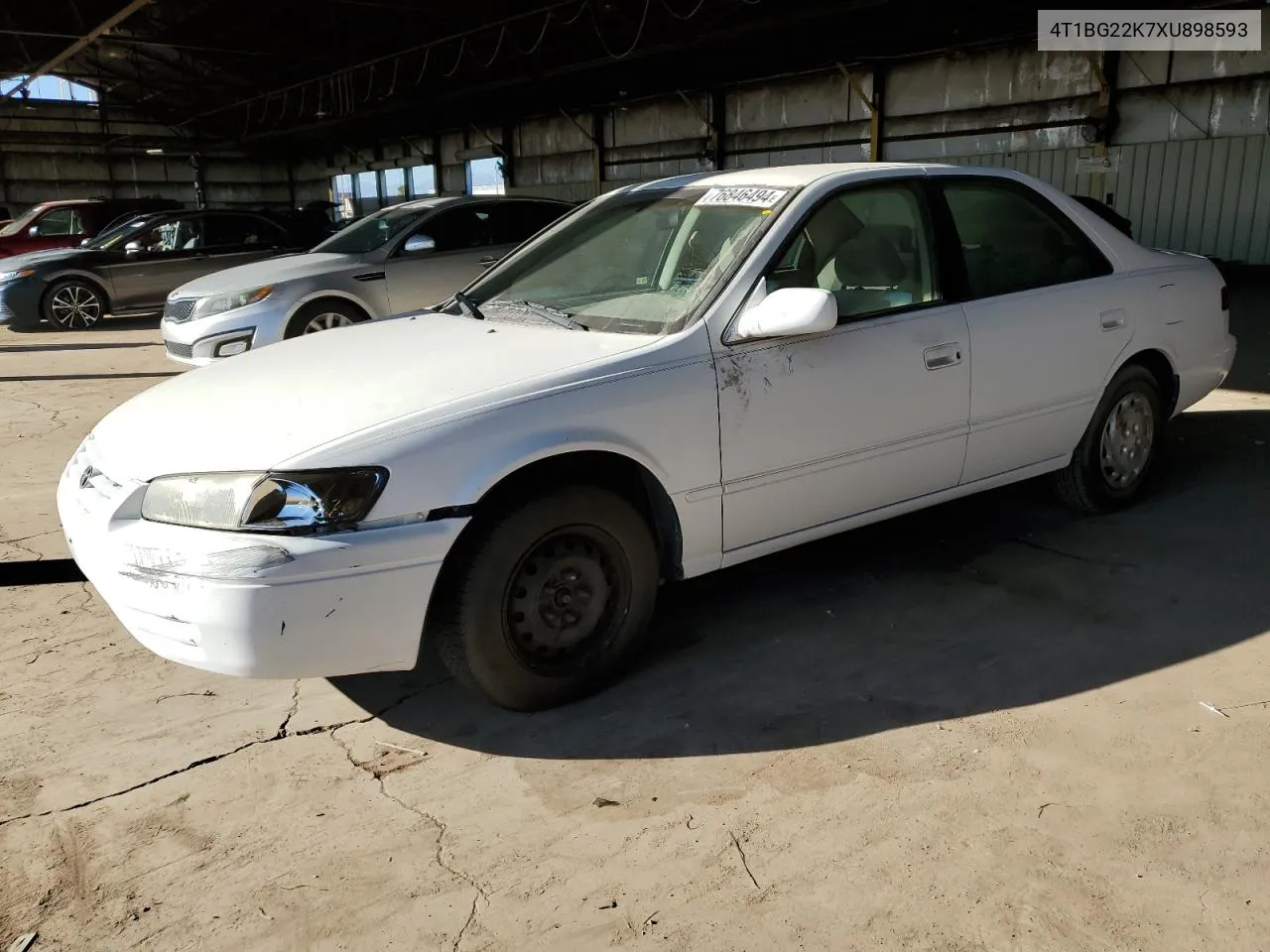 1999 Toyota Camry Ce VIN: 4T1BG22K7XU898593 Lot: 76846494