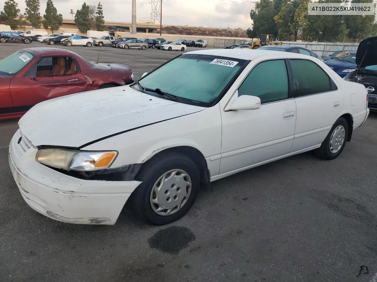 1999 Toyota Camry Ce VIN: 4T1BG22K5XU419622 Lot: 76941354