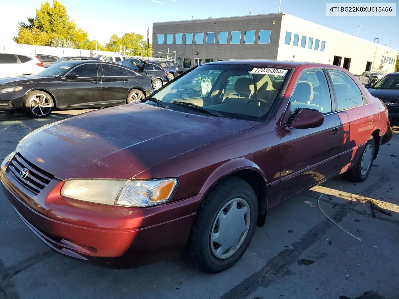 1999 Toyota Camry Ce VIN: 4T1BG22K0XU615466 Lot: 77035304