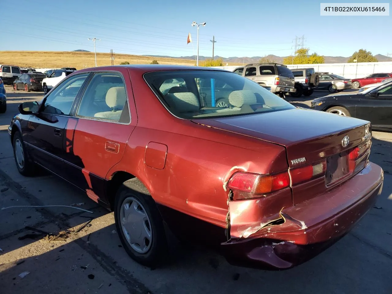 1999 Toyota Camry Ce VIN: 4T1BG22K0XU615466 Lot: 77035304