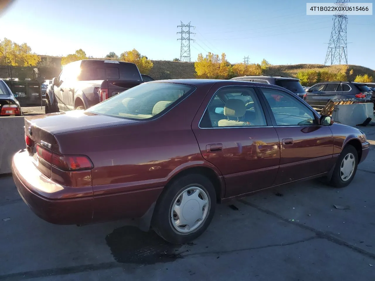 1999 Toyota Camry Ce VIN: 4T1BG22K0XU615466 Lot: 77035304