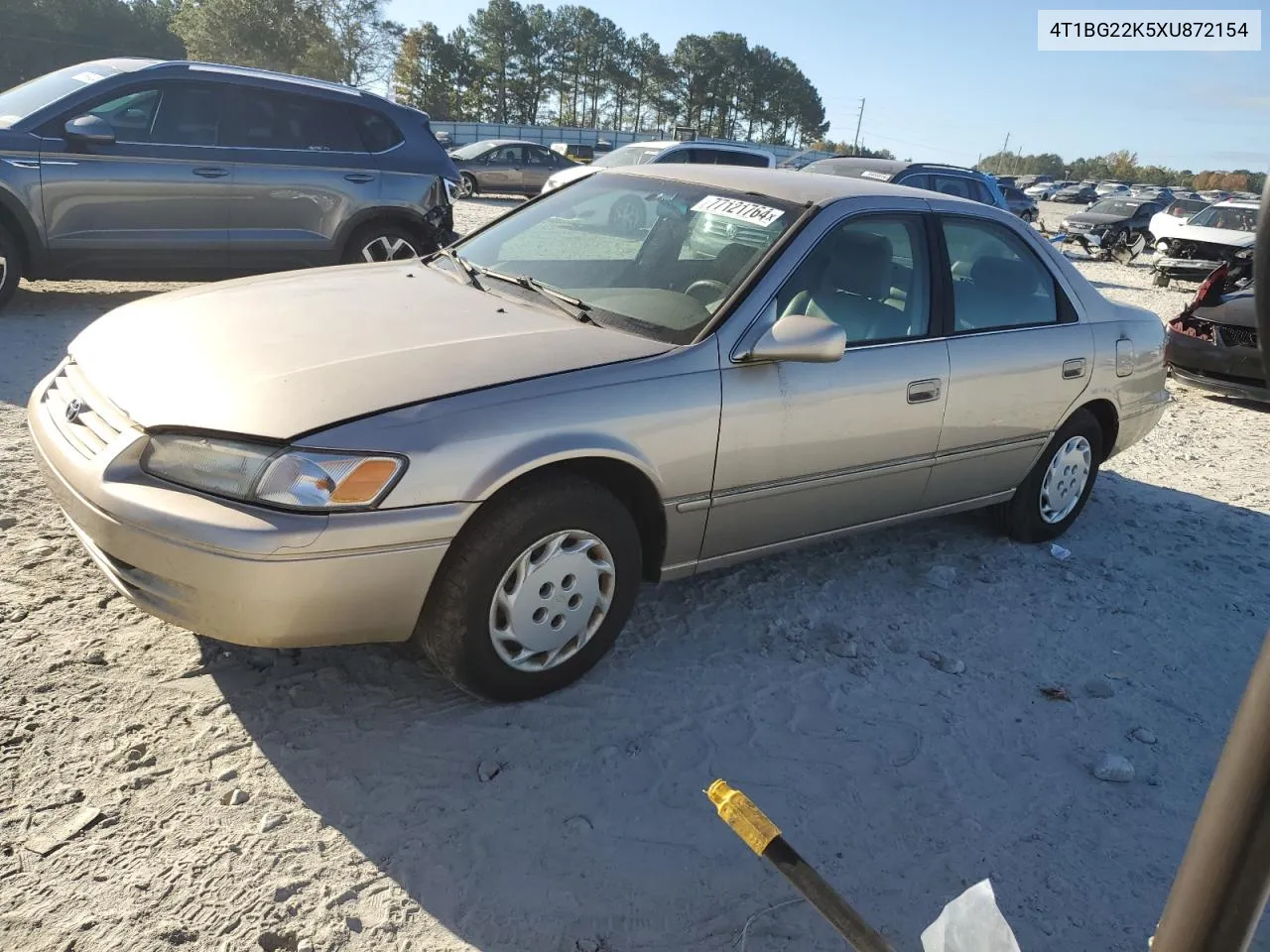 1999 Toyota Camry Ce VIN: 4T1BG22K5XU872154 Lot: 77121764