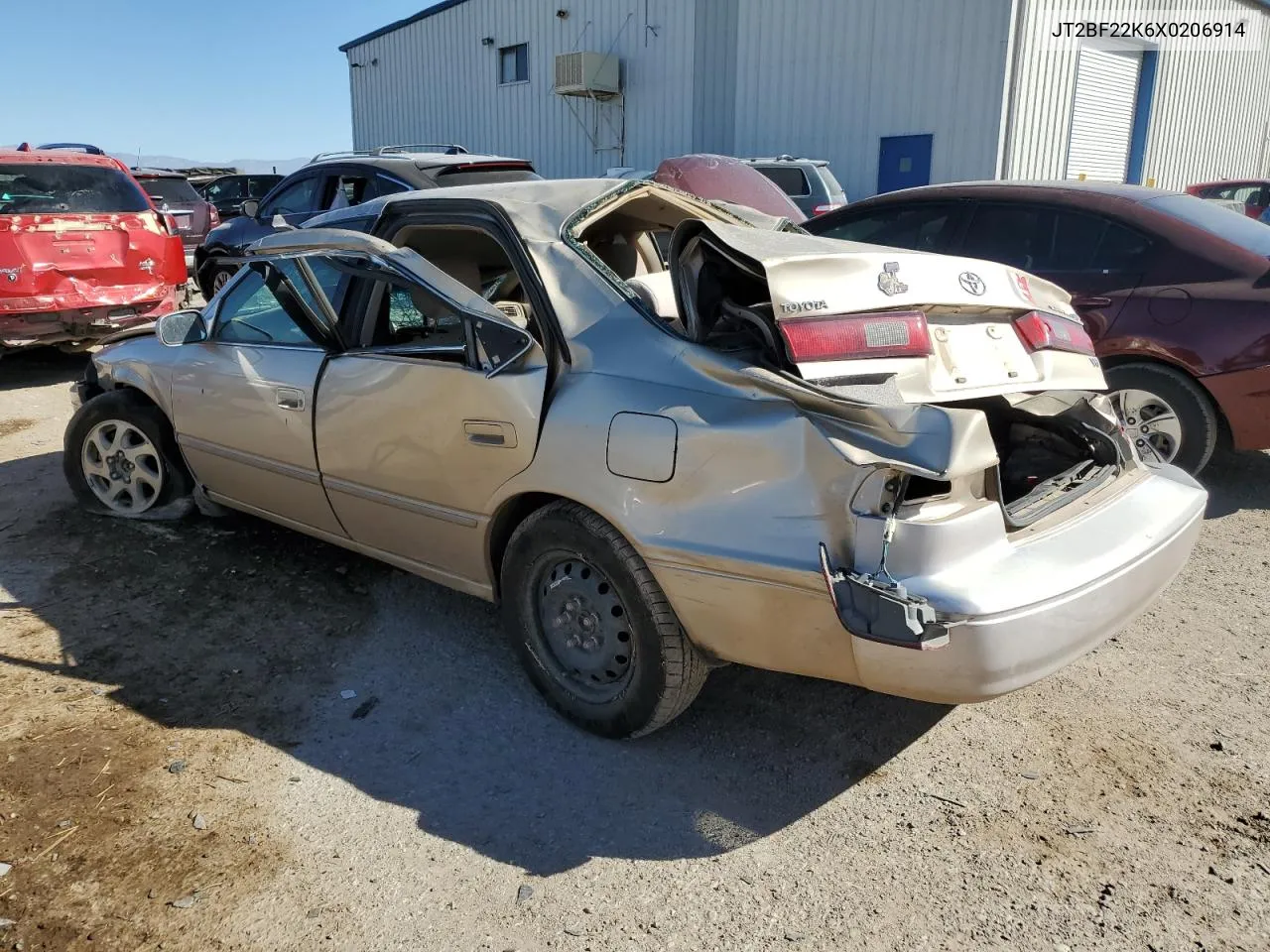 1999 Toyota Camry Le VIN: JT2BF22K6X0206914 Lot: 77411524