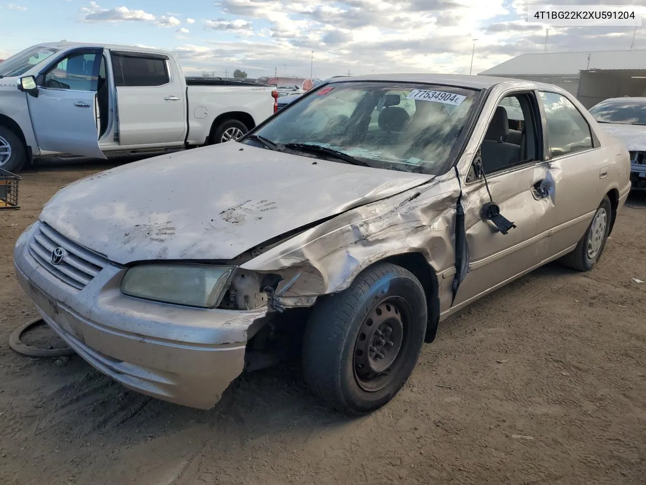 1999 Toyota Camry Ce VIN: 4T1BG22K2XU591204 Lot: 77534904