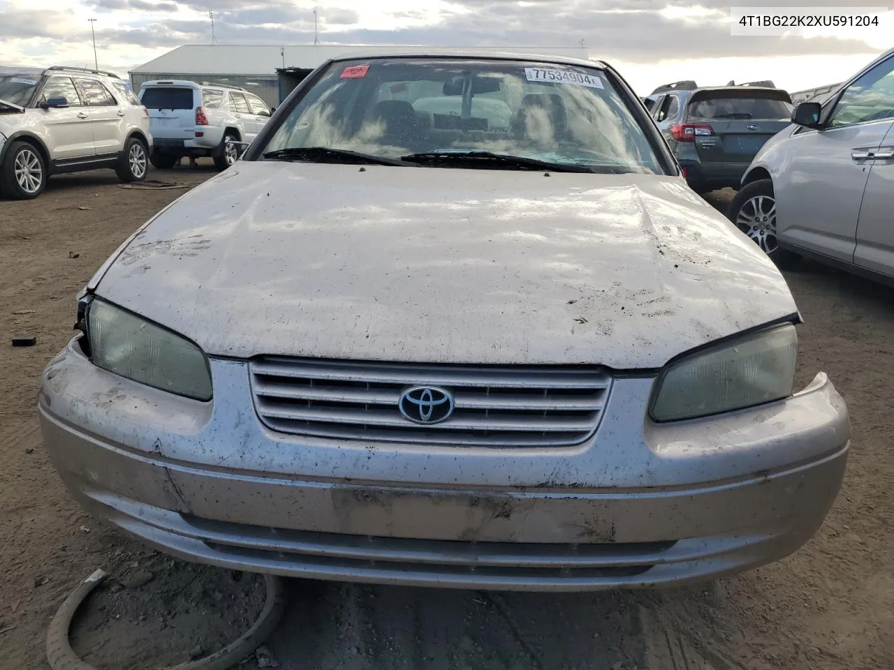 1999 Toyota Camry Ce VIN: 4T1BG22K2XU591204 Lot: 77534904