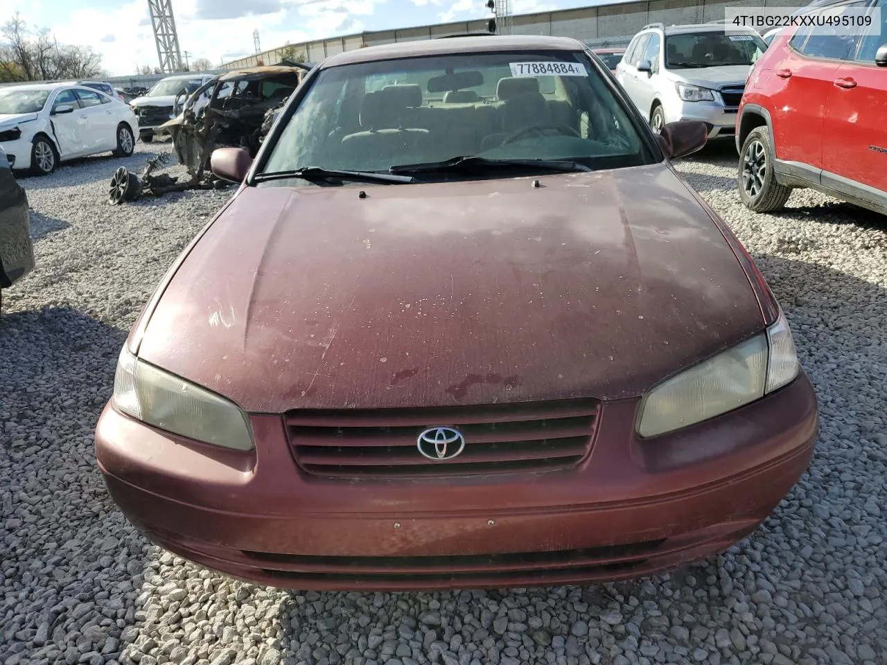 1999 Toyota Camry Ce VIN: 4T1BG22KXXU495109 Lot: 77884884