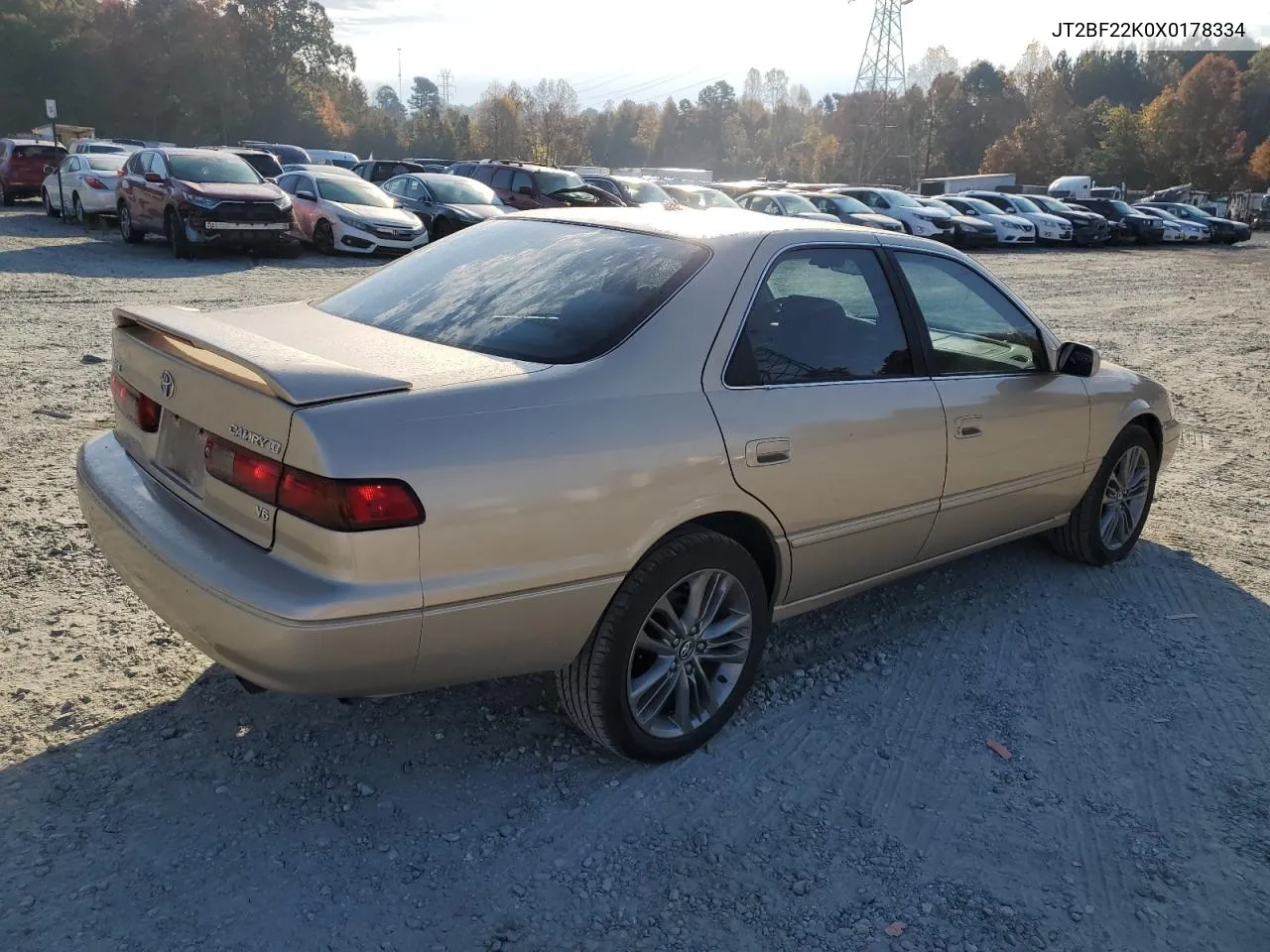 1999 Toyota Camry Le VIN: JT2BF22K0X0178334 Lot: 77939694