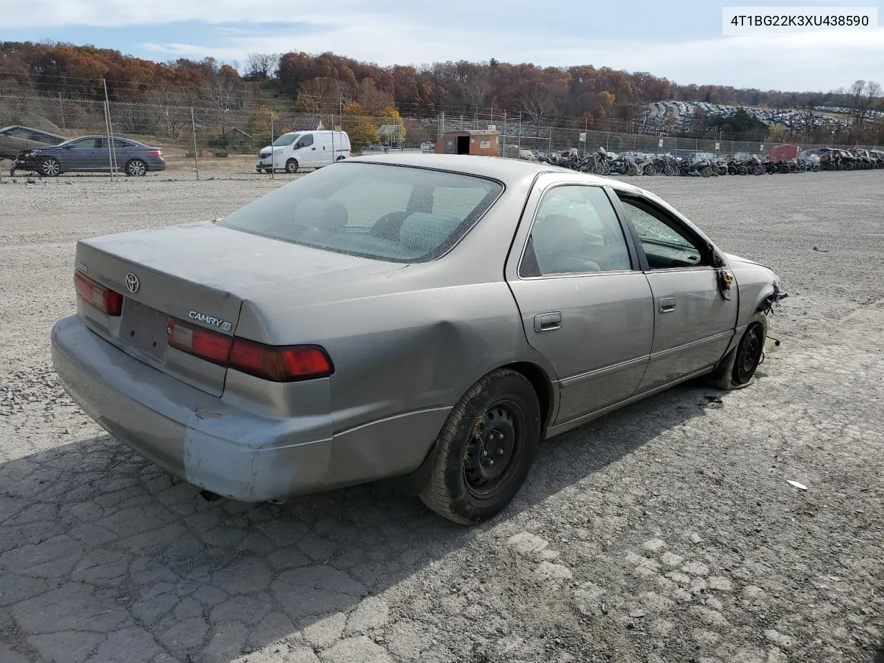 1999 Toyota Camry Ce VIN: 4T1BG22K3XU438590 Lot: 78892274