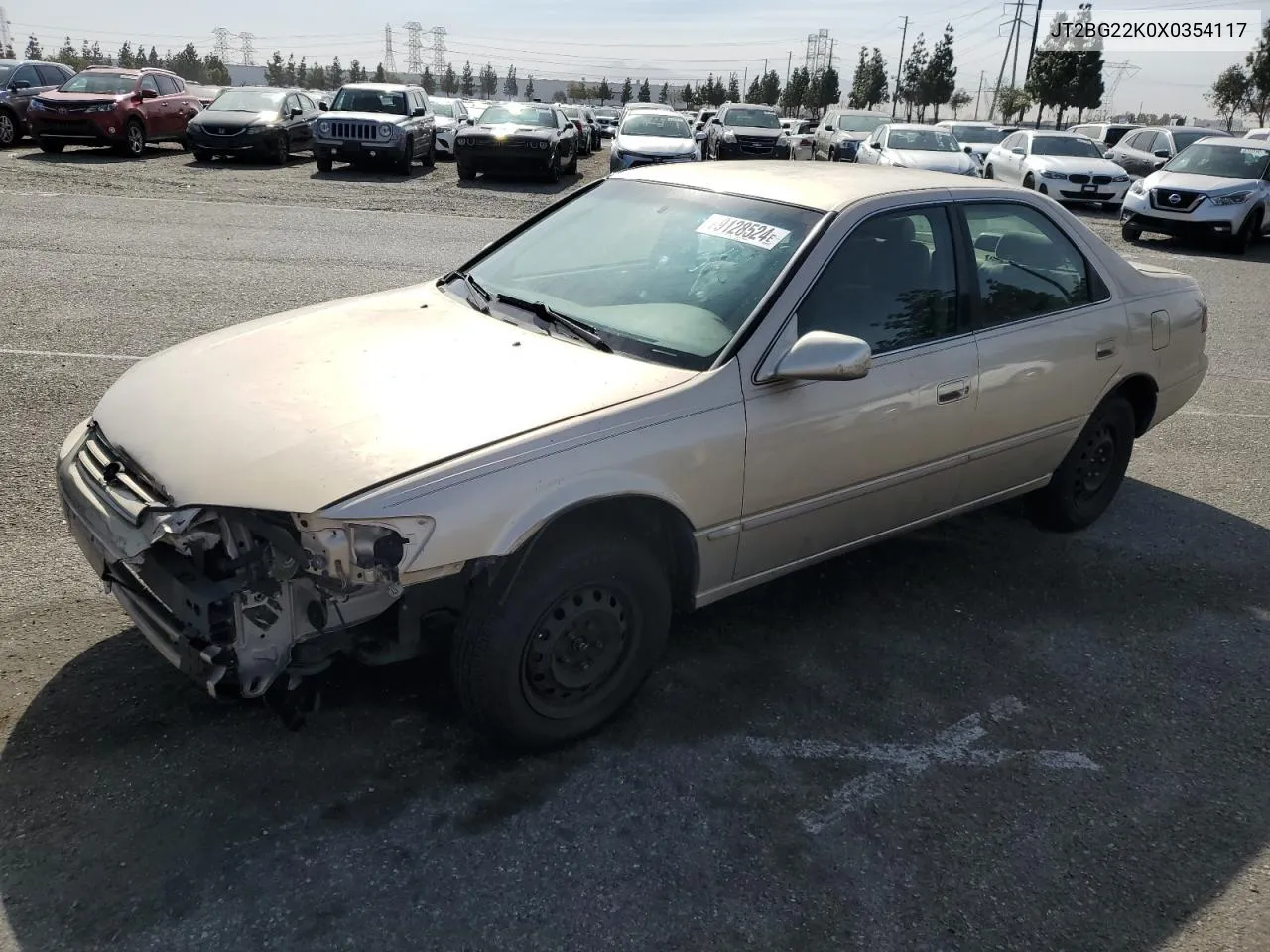 1999 Toyota Camry Le VIN: JT2BG22K0X0354117 Lot: 79128524