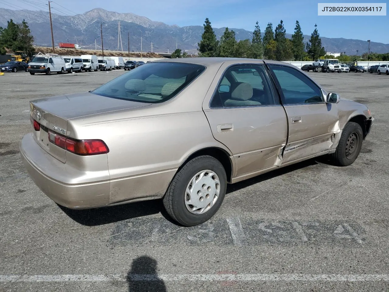 1999 Toyota Camry Le VIN: JT2BG22K0X0354117 Lot: 79128524