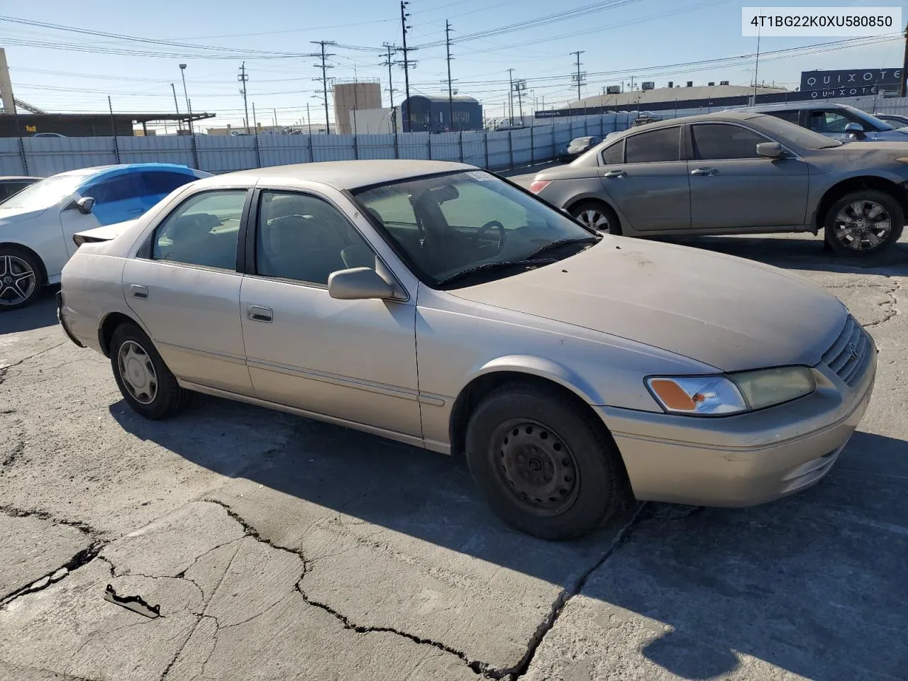 1999 Toyota Camry Ce VIN: 4T1BG22K0XU580850 Lot: 80159894