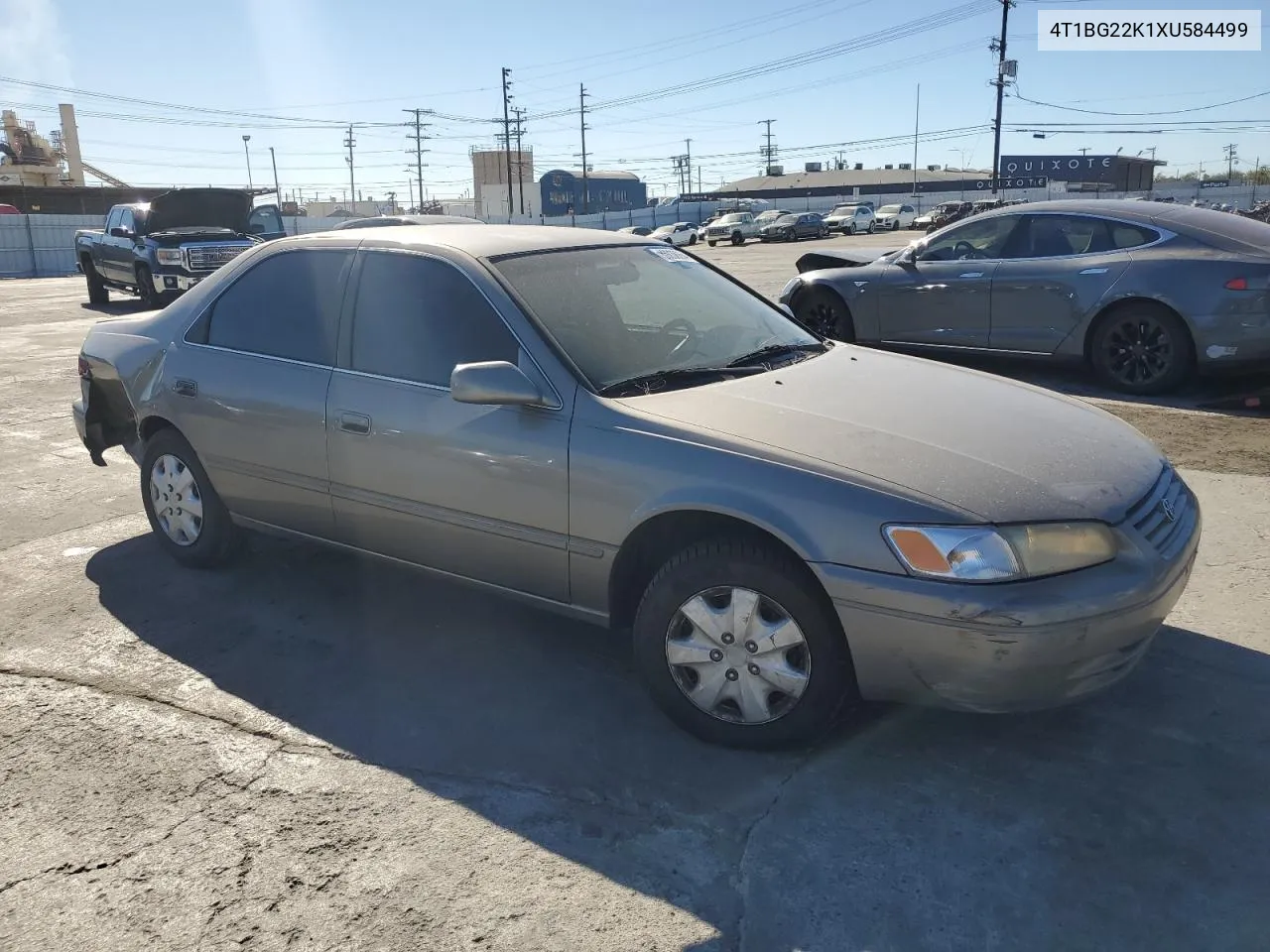 1999 Toyota Camry Ce VIN: 4T1BG22K1XU584499 Lot: 80236264