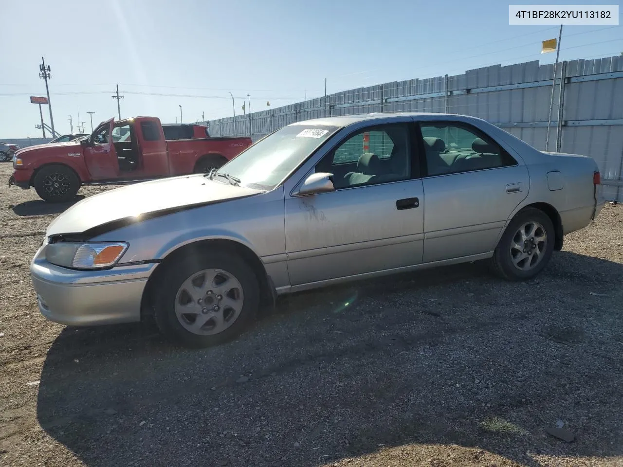 2000 Toyota Camry Le VIN: 4T1BF28K2YU113182 Lot: 57200024