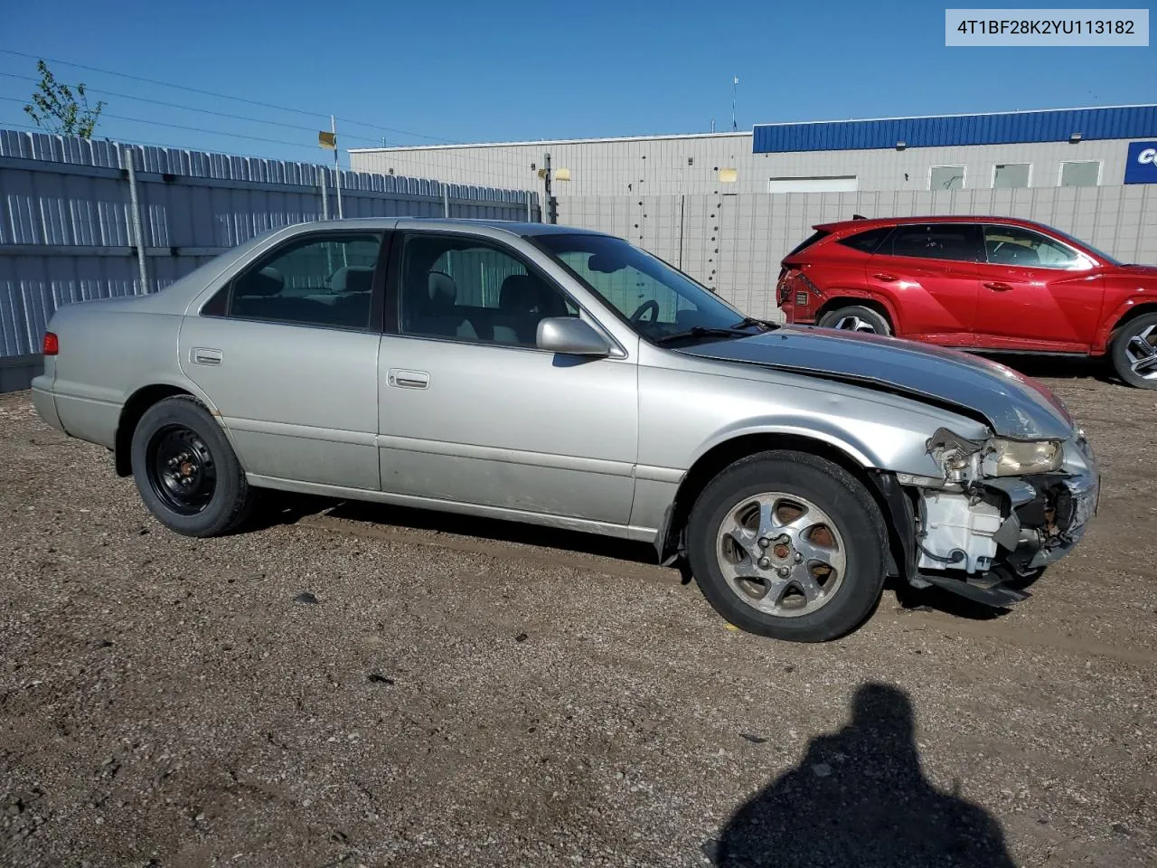 2000 Toyota Camry Le VIN: 4T1BF28K2YU113182 Lot: 57200024