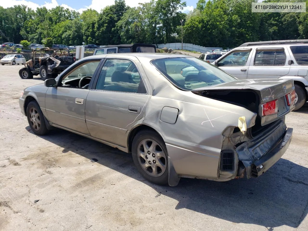 2000 Toyota Camry Le VIN: 4T1BF28K2YU112341 Lot: 60102144