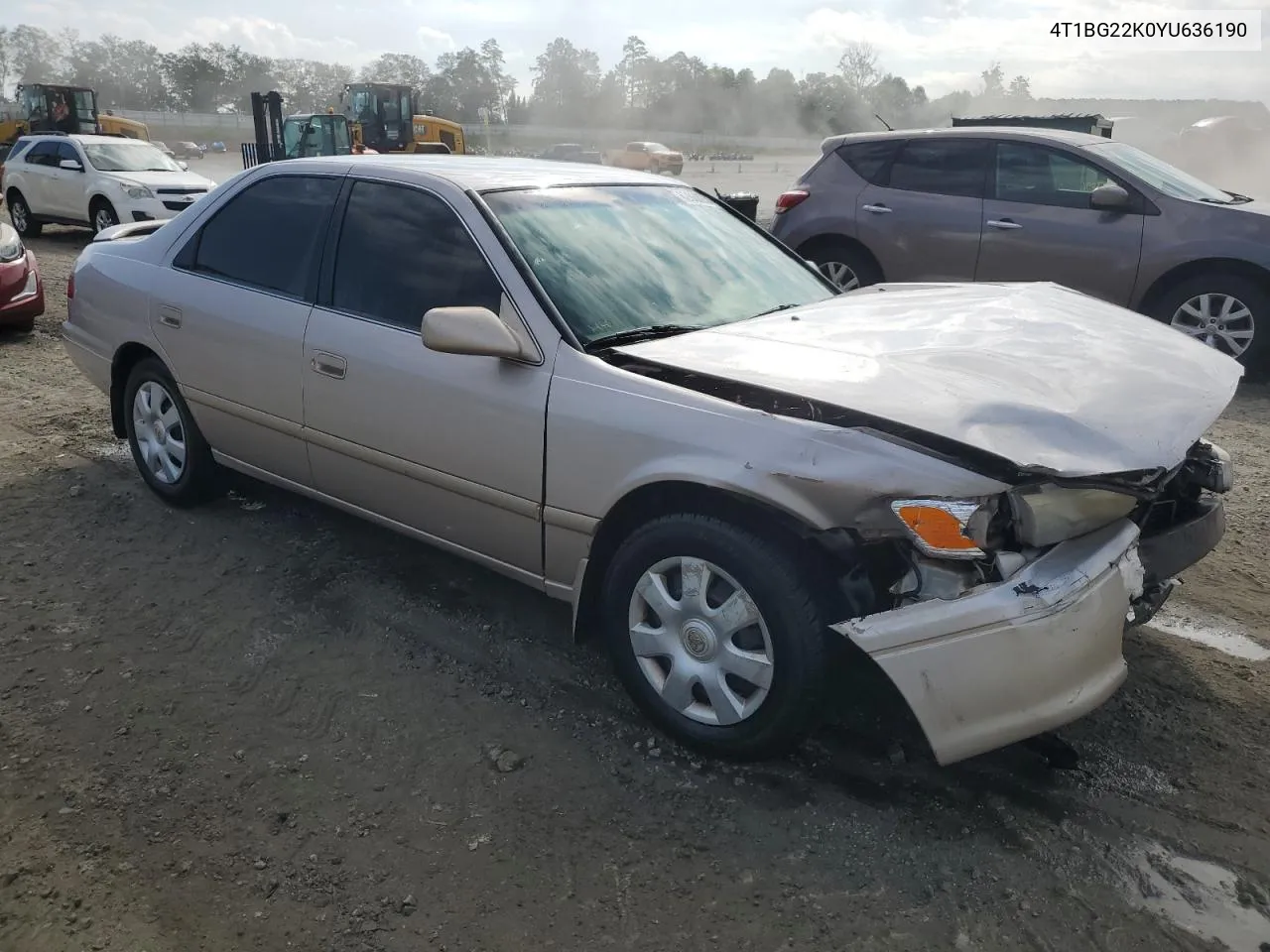 2000 Toyota Camry Ce VIN: 4T1BG22K0YU636190 Lot: 62868934