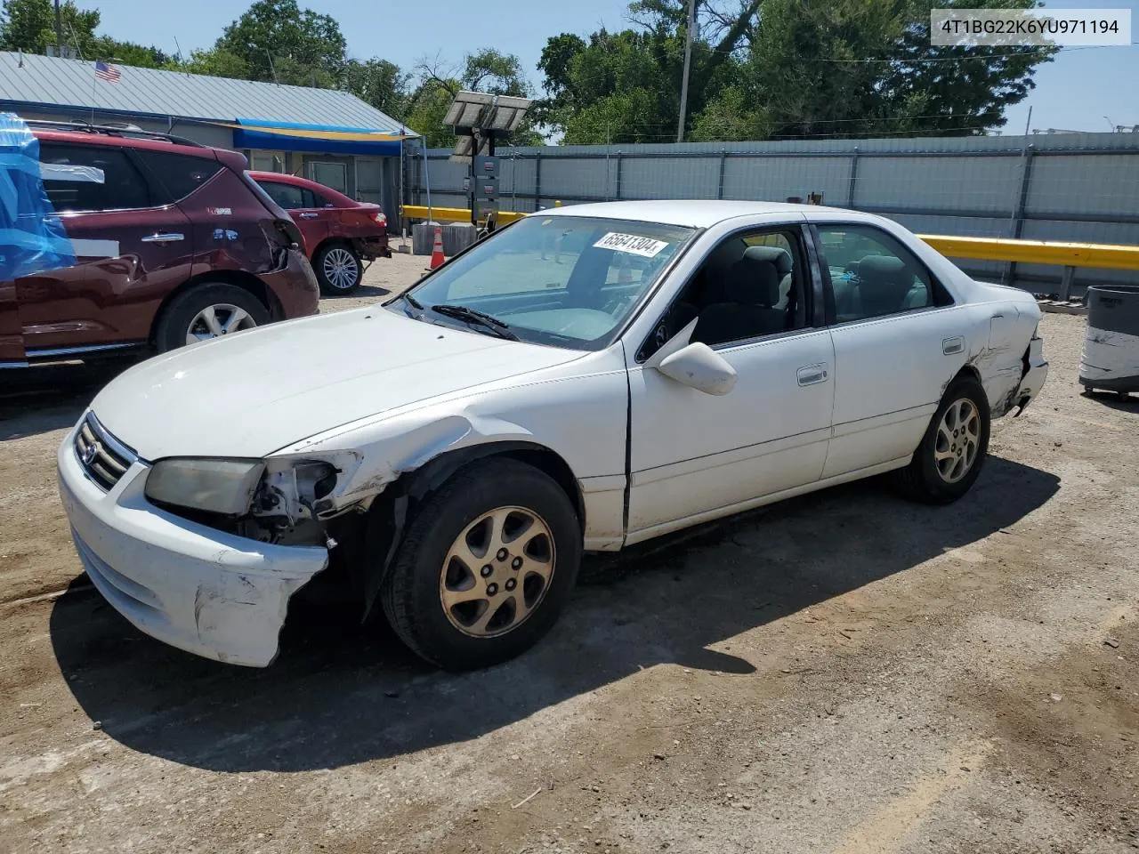 2000 Toyota Camry Ce VIN: 4T1BG22K6YU971194 Lot: 65641304