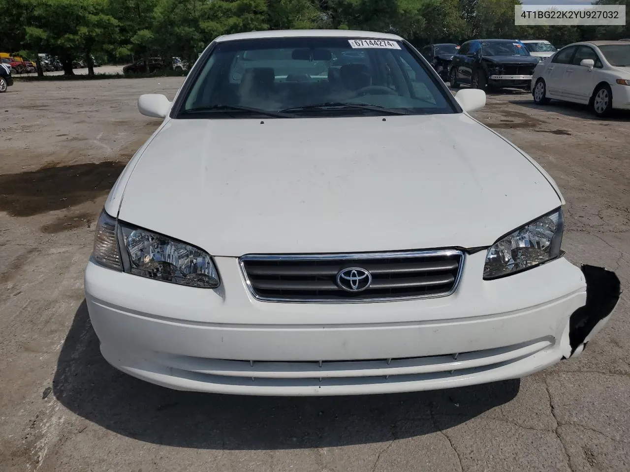 2000 Toyota Camry Ce VIN: 4T1BG22K2YU927032 Lot: 67144274