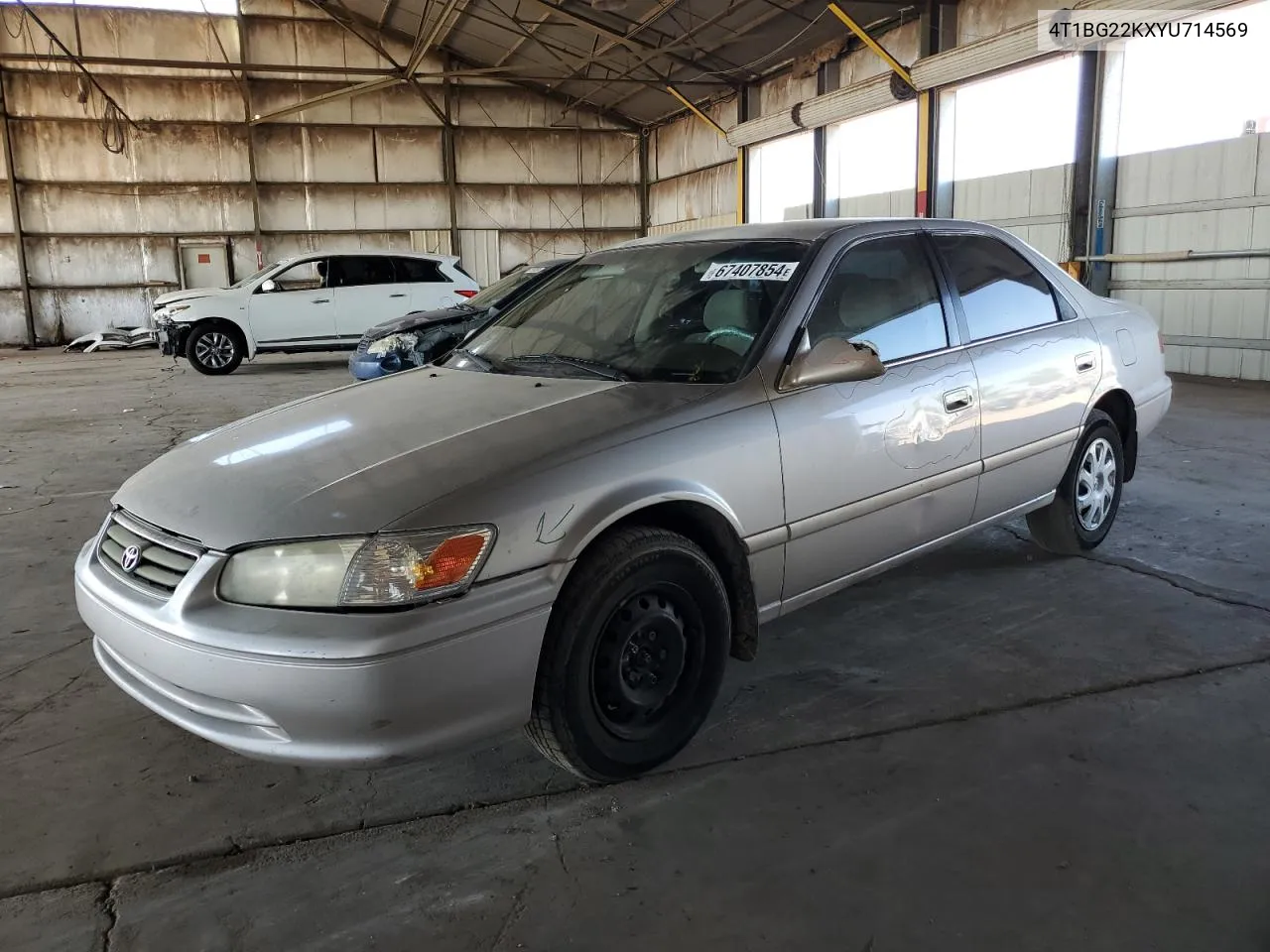 2000 Toyota Camry Ce VIN: 4T1BG22KXYU714569 Lot: 67407854